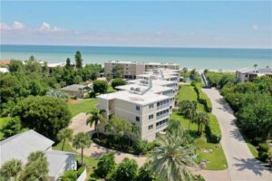 Arial view of Sanibel Surfside Condo for sale.