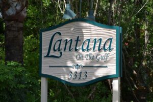Lantana on the Gulf Entrance